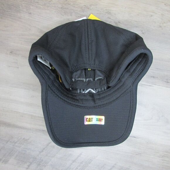 Caterpillar CAT Men's Adjustable Brockton Logo Baseball Cap Hat - Black - Picture 2 of 2